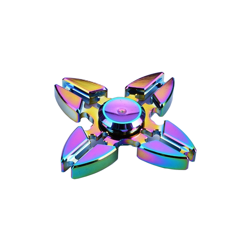Con quay spinner 4 cánh cầu vồng