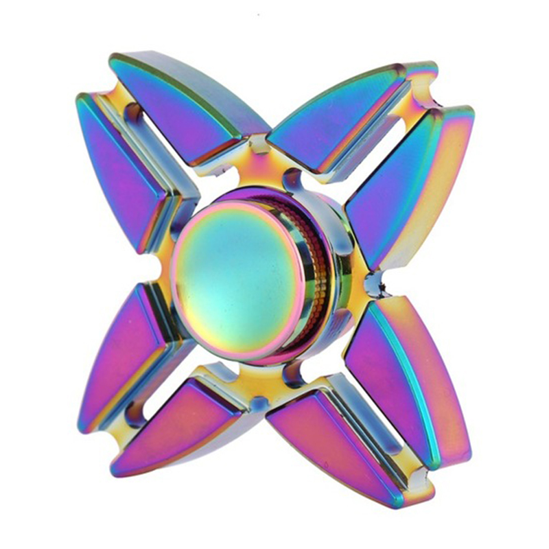 Con quay spinner 4 cánh cầu vồng