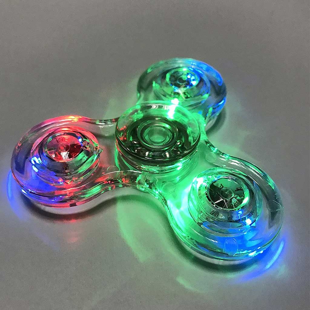 Con quay spinner led trong suốt