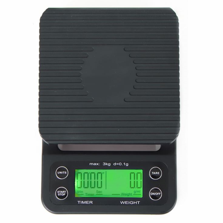 Cân cà phê điện tử 0.1gr - 3kg chức năng hẹn giờ tiện lợi