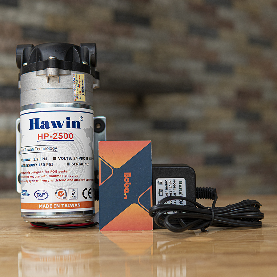 Bơm phun sương Hawin HP-2500 Taiwan Chính Hãng