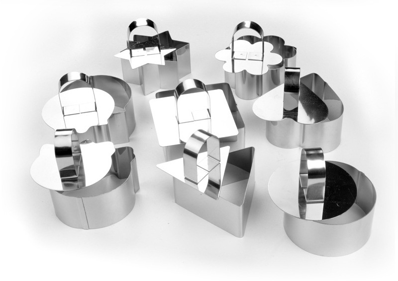 Khung làm bánh bằng thép không rỉ (nhiều hình) TT003