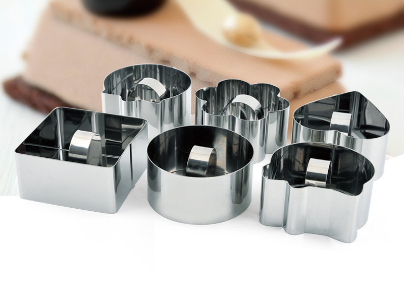 Khung làm bánh bằng thép không rỉ (nhiều hình) TT003