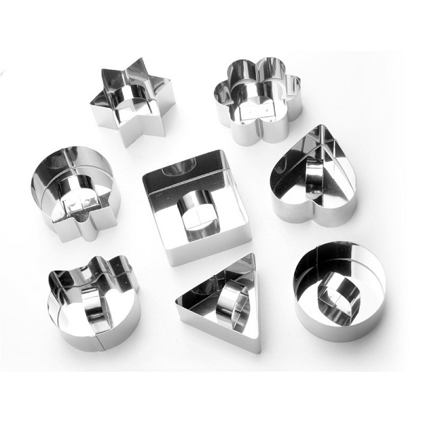 Khung làm bánh bằng thép không rỉ (nhiều hình) TT003