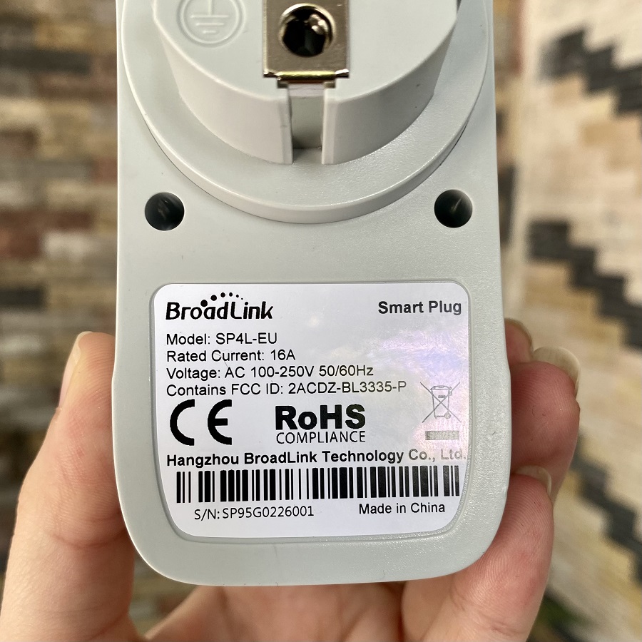 Ổ cắm thông minh Broadlink SP4 hẹn giờ