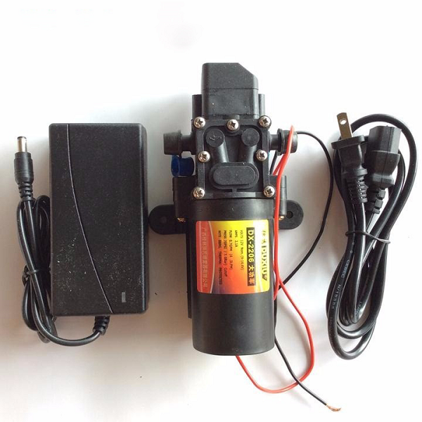 Bộ rửa xe máy bơm tăng áp 12V DUXIU DX2206 - Công suất 30W tự động ngắt