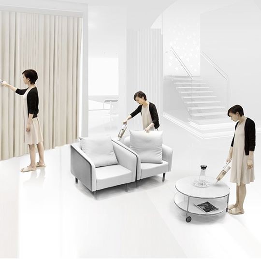 Robot thông minh hút bụi lau nhà tự động Haier Tab T550wsc