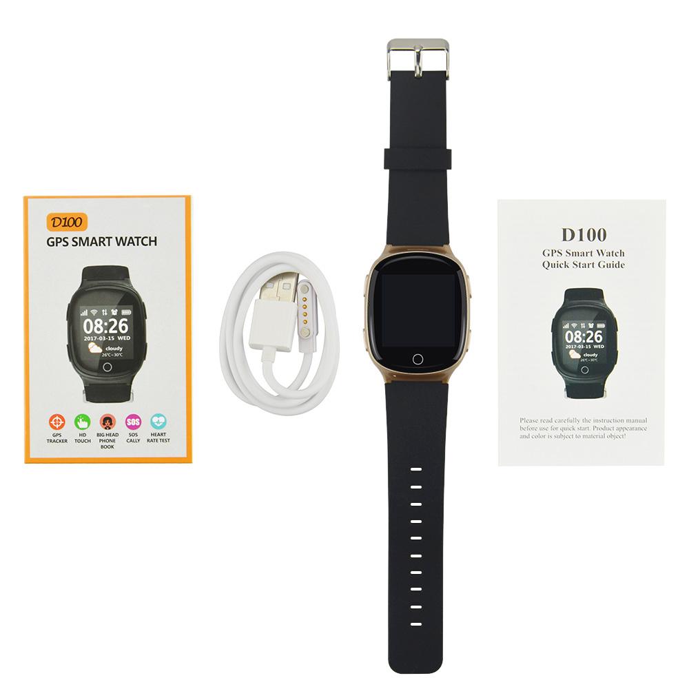 Đồng hồ định vị cao cấp D100 - Có tích hợp chức năng đo sức khỏe