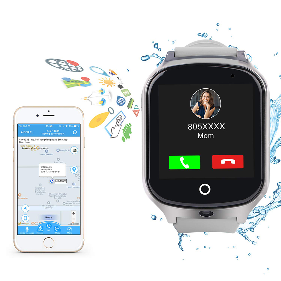 Đồng hồ định vị thời trang cao cấp A19 - SOS Call Tracker cực chuẩn xác