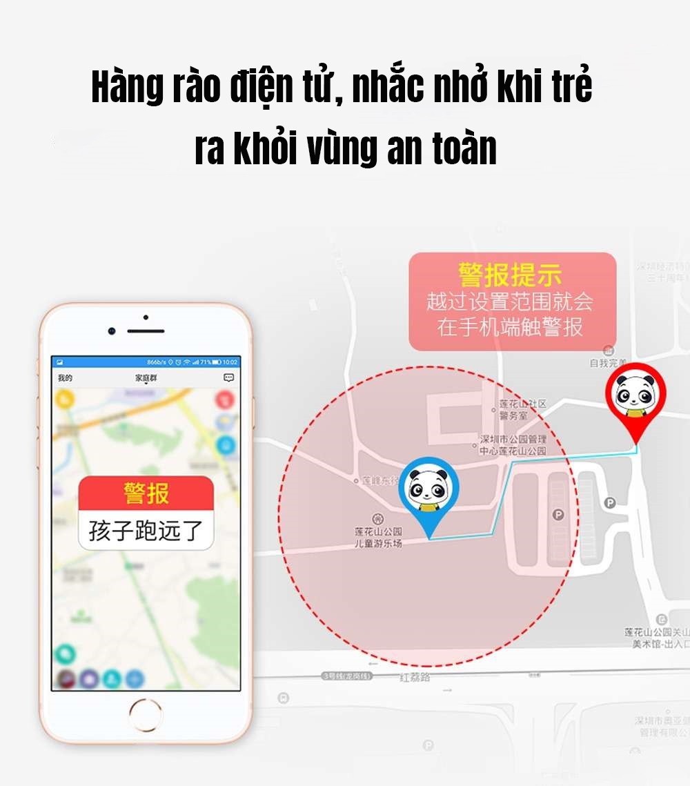 Đồng hồ định vị trẻ em A32WS GPS & LPS - Có chống nước bụi IP67