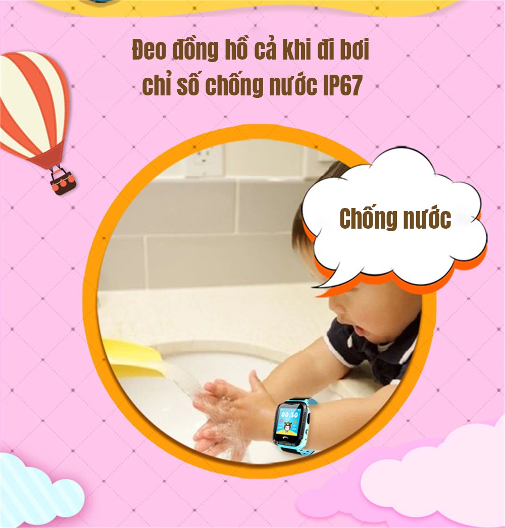 Đồng hồ định vị trẻ em V68G có hỗ trợ nghe gọi và sim 4G