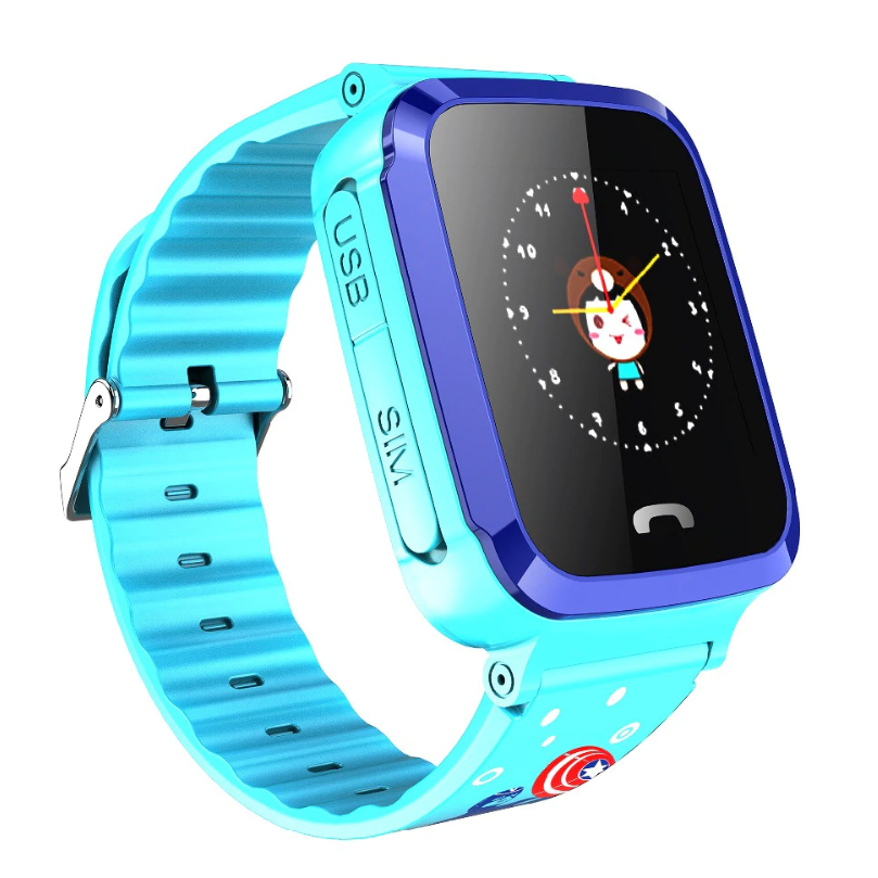 Đồng hồ định vị trẻ em V59 có tích hợp nghe từ xa (Xanh - Tím - Hồng)