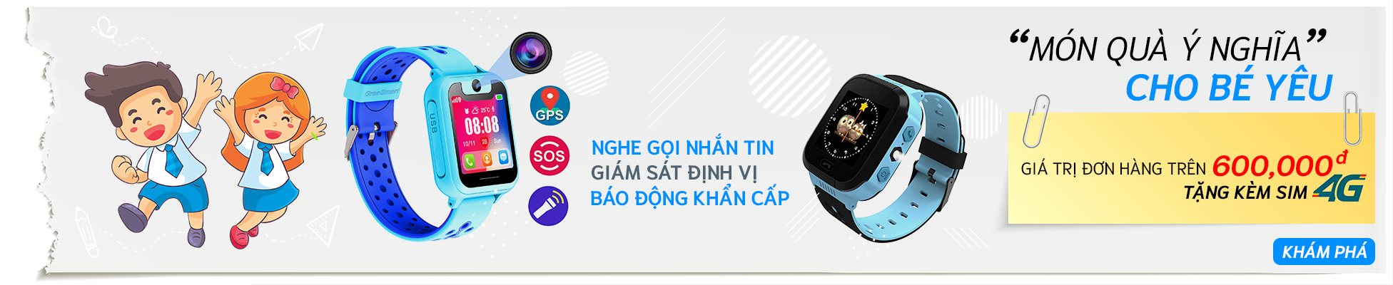 Đồng hồ thông minh định vị cho trẻ em giá rẻ tại TP HCM