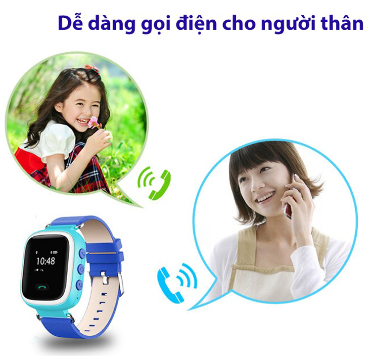Đồng hồ định vị GPS trẻ em Q526 - Nghe gọi nhắn tin báo động