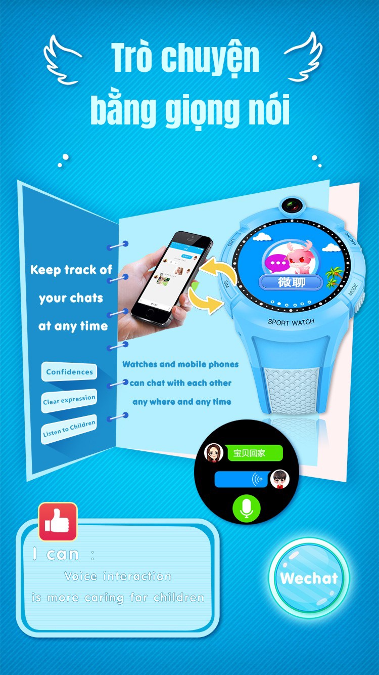 Đồng hồ GPS trẻ em Q360 mặt tròn - Antilost SOS
