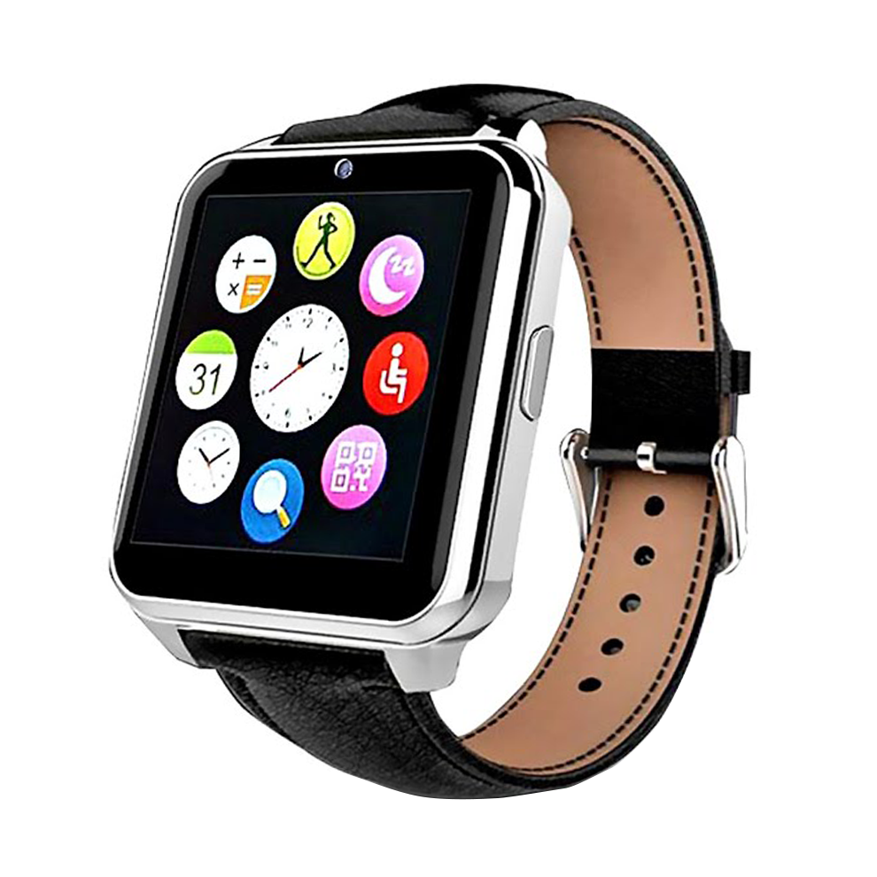 Đồng hồ thông minh lắp sim nghe gọi W90 dây da màn HD