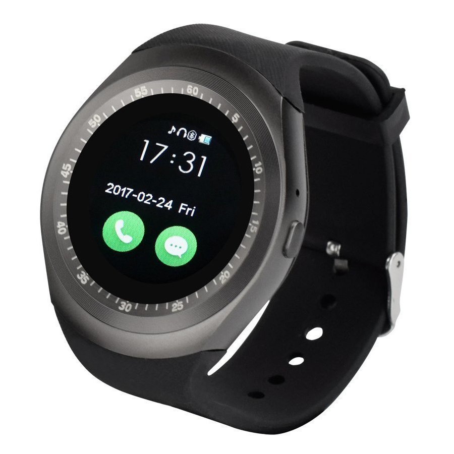 Đồng hồ thông minh mặt tròn lắp sim Y1 - Lắp sim nghe gọi