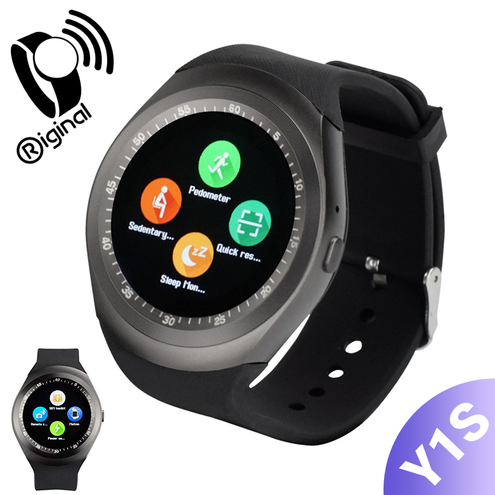 Đồng hồ thông minh mặt tròn lắp sim Y1 - Lắp sim nghe gọi