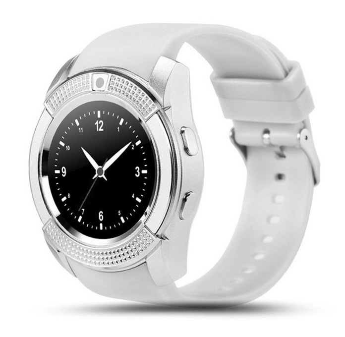 Đồng hồ thông minh mặt tròn Smartwatch V8s - Lắp sim nghe gọi