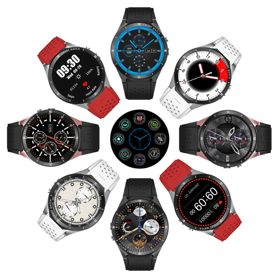 Smartwatch cao cấp KingWear KW88 Pro - Cảm hứng từ cơ học Android 7.1