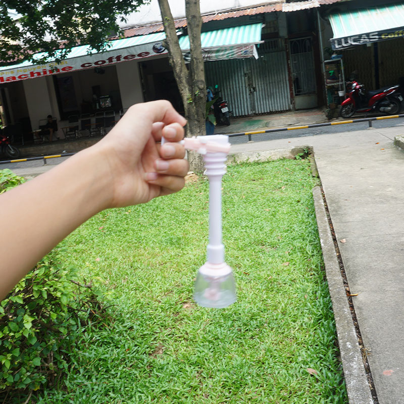 Vòi nước trong suốt quay 360 độ KX5 - Đầu vòi có khóa