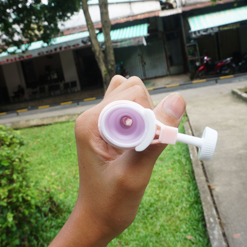 Vòi nước trong suốt quay 360 độ KX5 - Đầu vòi có khóa