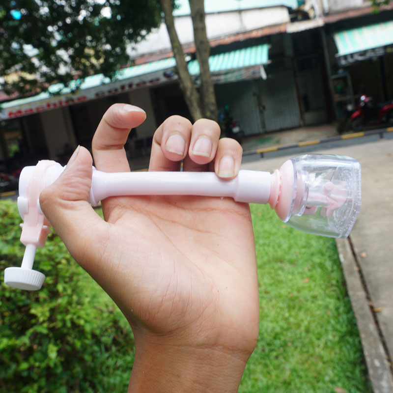 Vòi nước trong suốt quay 360 độ KX5 - Đầu vòi có khóa