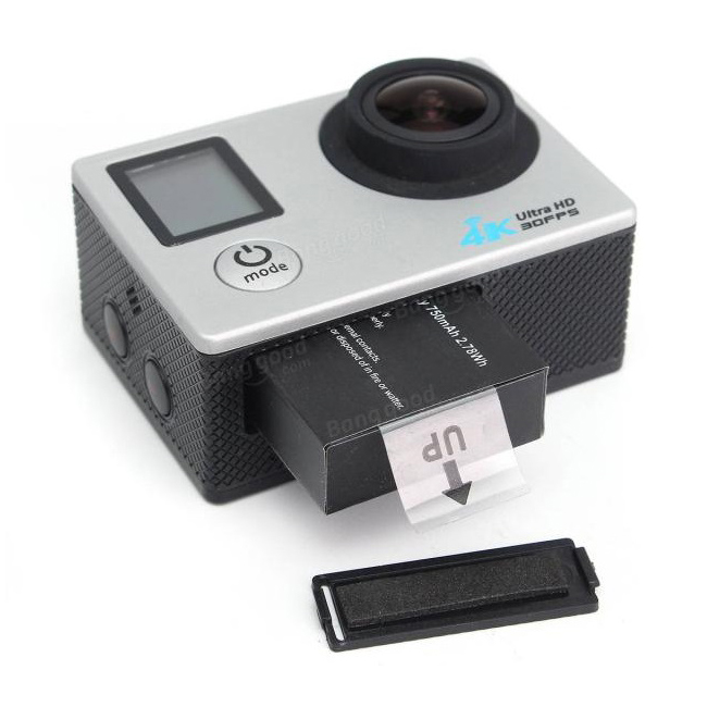 Camera hành trình gắn xe máy Ultra HD DV 4K S1 - Có ngàm gắn mũ bảo hiểm