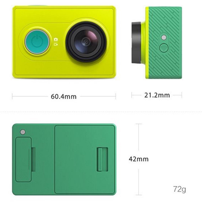Camera hành động thể thao Camera Xiaomi Sport Yi Action 1080P 16MP
