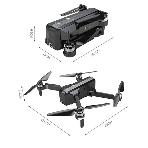 Combo Flycam SJRC F11 2 Pin