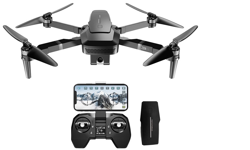 Flycam Visuo Zen K1 - Camera 4K - Cảm Biến - Bay 28 Phút