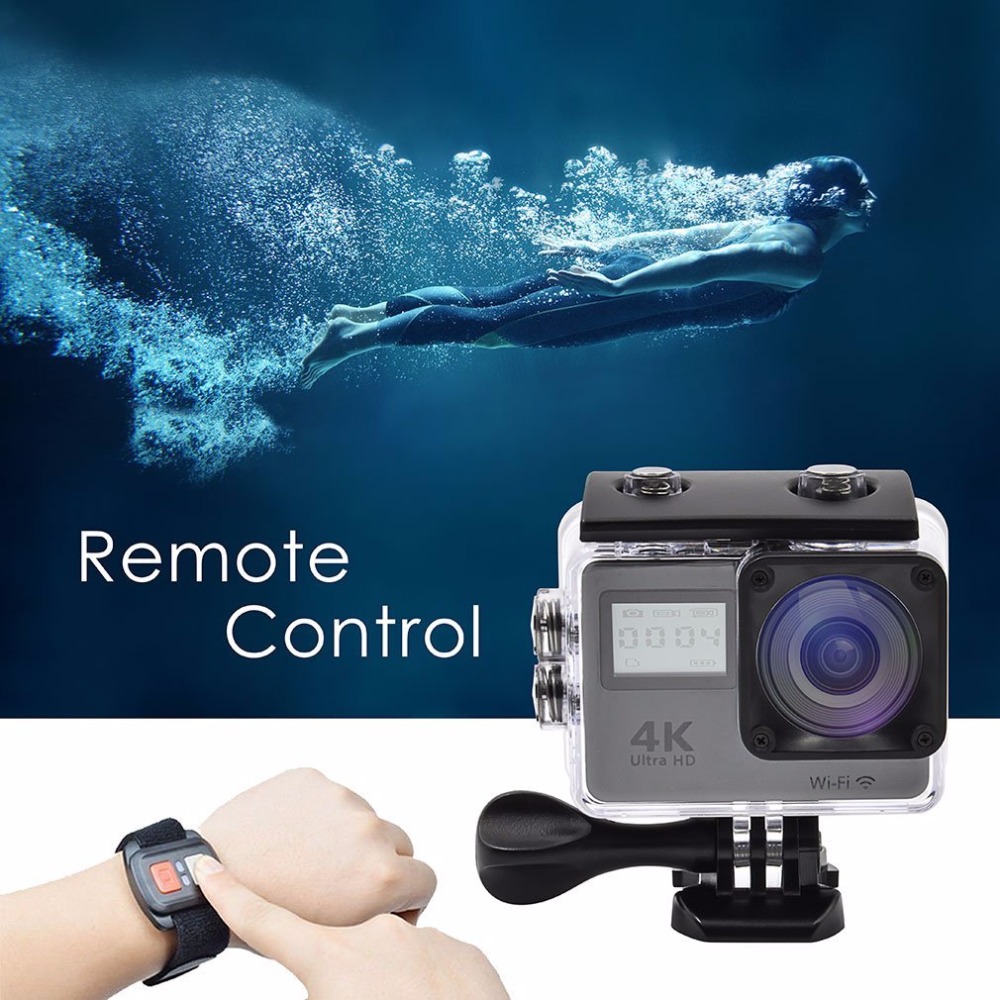 Camera hành động Sports WIFI ULTRA HD DV 4K S2 - Màn hình cảm ứng 2 inch