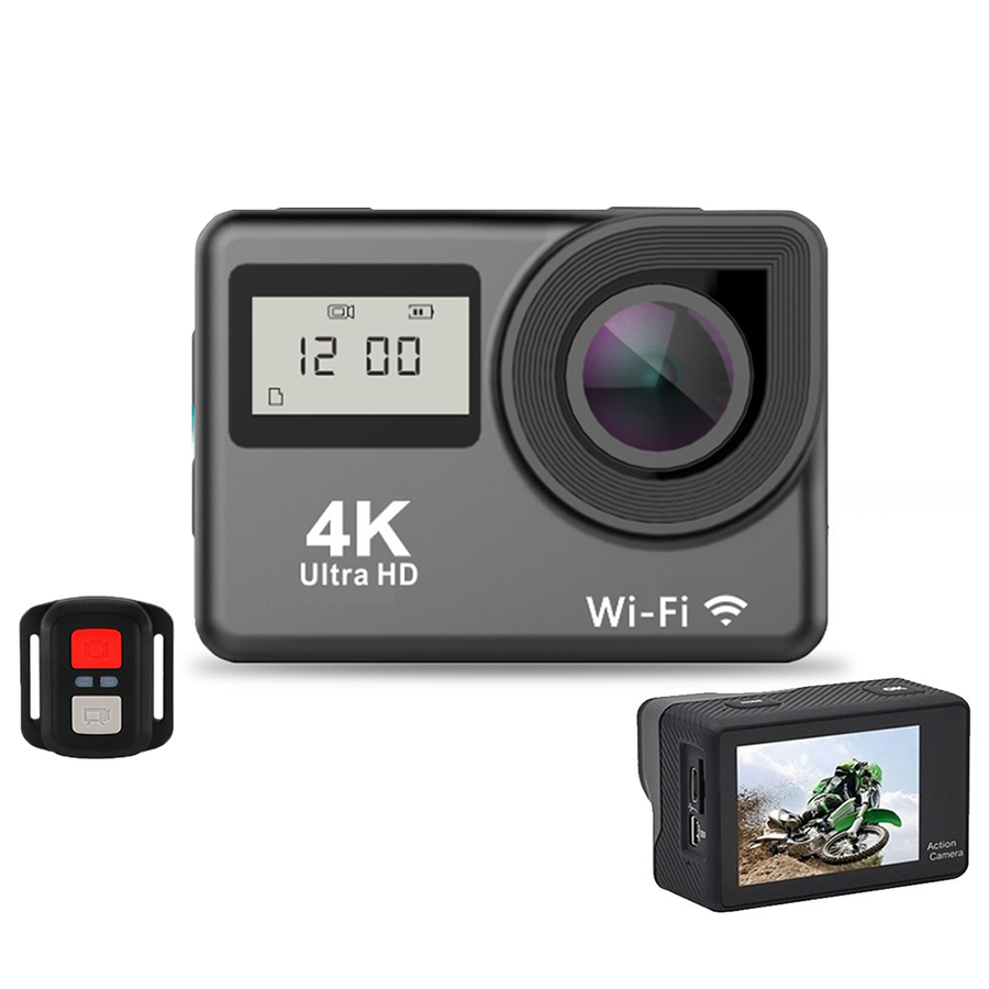 Camera hành động Sports WIFI ULTRA HD DV 4K S2 - Màn hình cảm ứng 2 inch