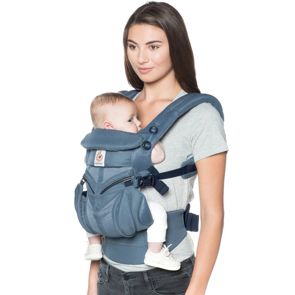 (Giá Shock Online) Đai địu ngồi em bé Egro Baby Cool Air Mesh - Sợi Organic siêu mịn thoáng