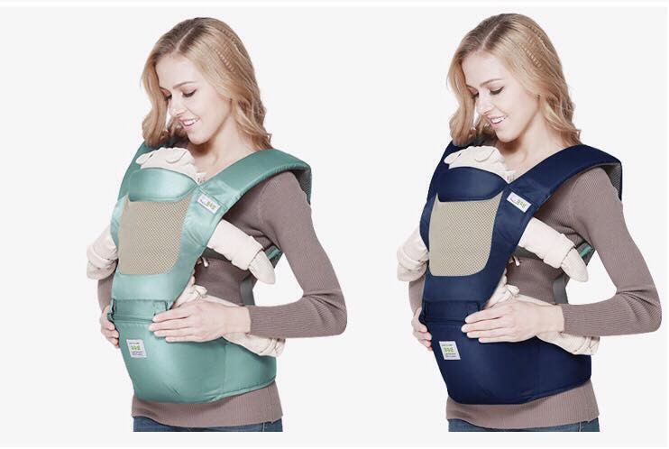 Địu cho em bé 4 tư thế AAG - Có ghế chống gù