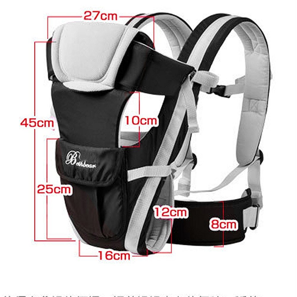 Địu em bé đa năng Baby Carrier Backpack Ventilate Buckle Mesh Wrap Nhập khẩu