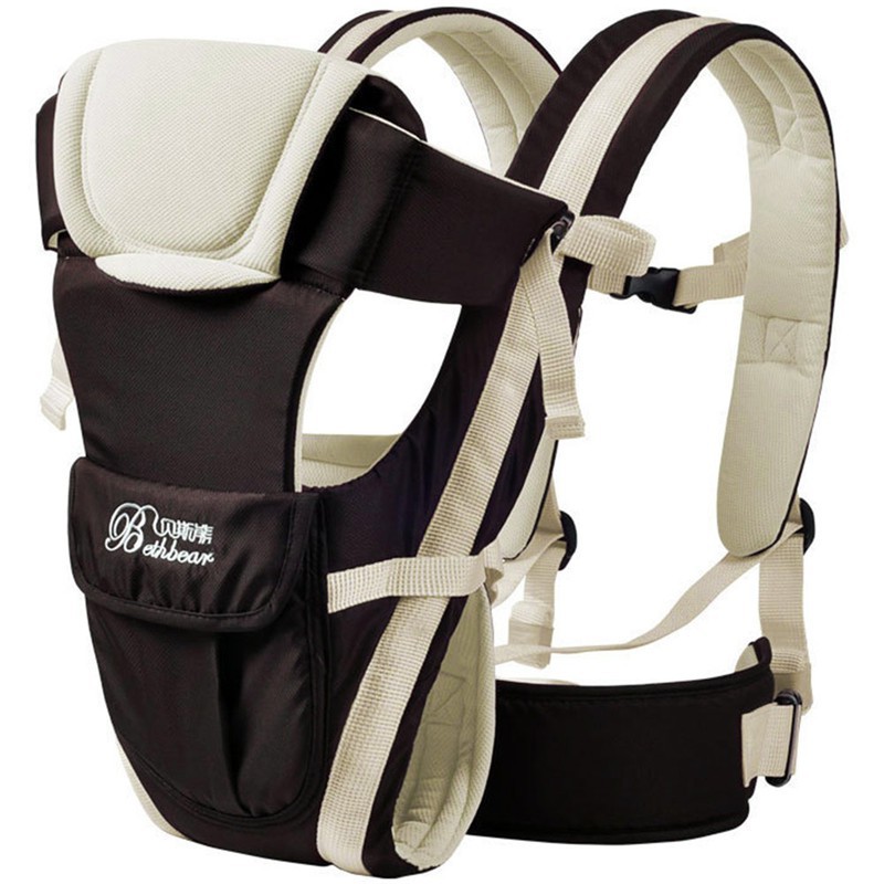 Địu em bé đa năng Baby Carrier Backpack Ventilate Buckle Mesh Wrap Nhập khẩu