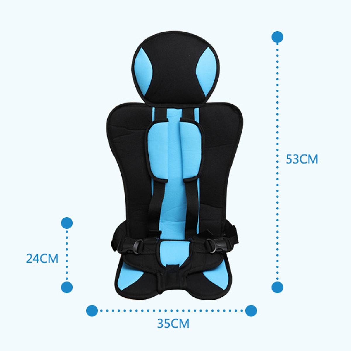 Địu ghế ngồi Ôtô an toàn cho trẻ em- Đai ghế ngồi xe hơi cho bé Nautilus N7