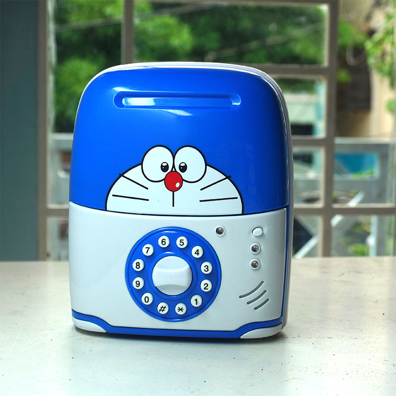 Két sắt mini hình thú mẫu mới N5 mẫu lớn - Có quai xách