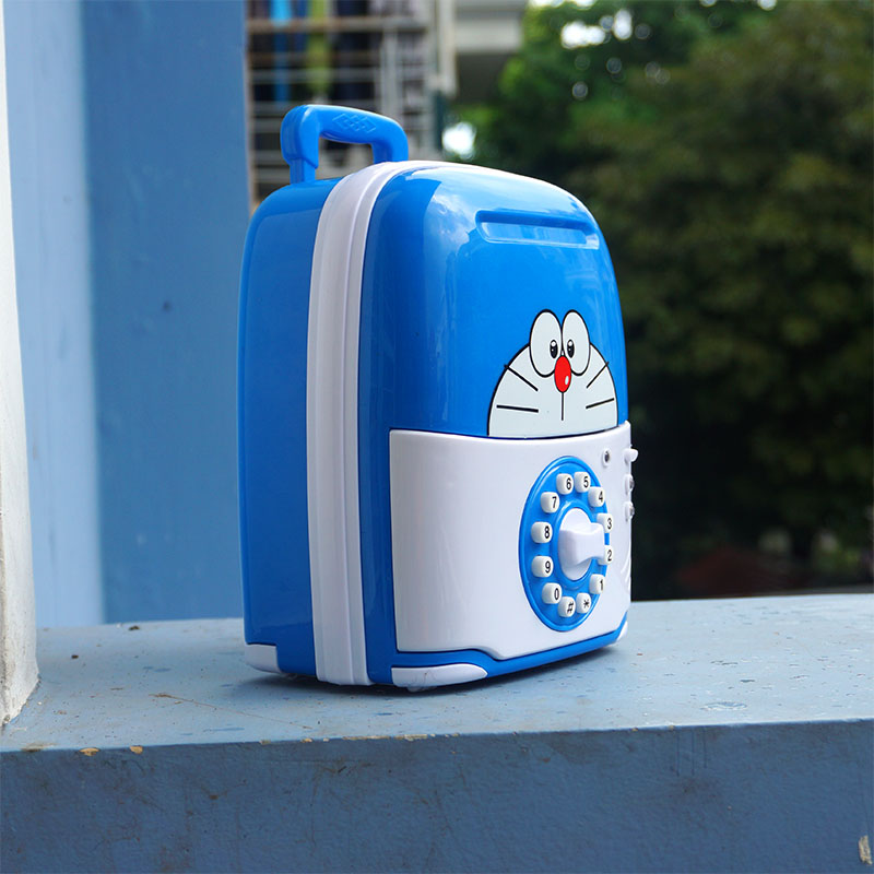 Két sắt mini hình thú mẫu mới N5 mẫu lớn - Có quai xách