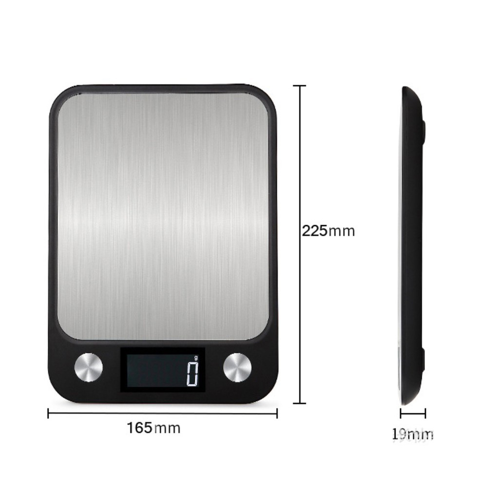 Cân điện tử nhà bếp B.305 đo dãi khối lượng 1g - 10Kg