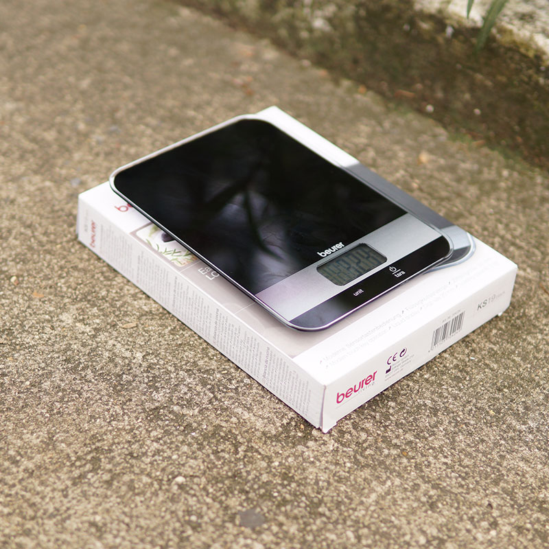 Cân Nhà Bếp Beurer KS19 chính hãng màu đen - Dãi 1g - 5Kg