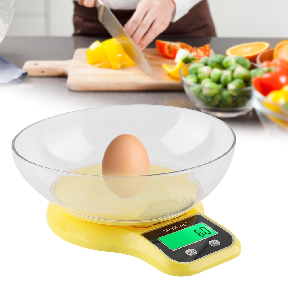 Cân nhà bếp Kitchen Scale WHB 21LW 5Kg - Kèm mâm chứa 1L