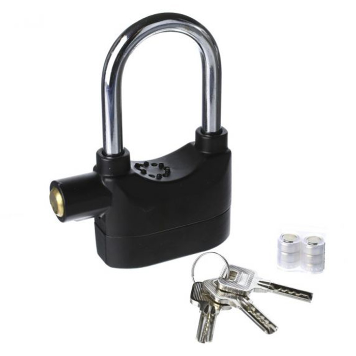Khóa báo chống trộm Kinbar AlarmLock chống cắt full đen