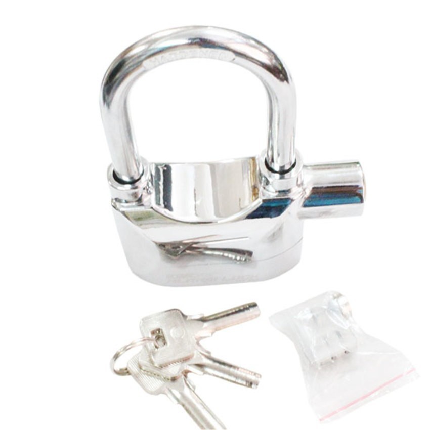 Ổ khóa báo động Kinbar AlarmLock mẫu dài chống cắt - Full Silver