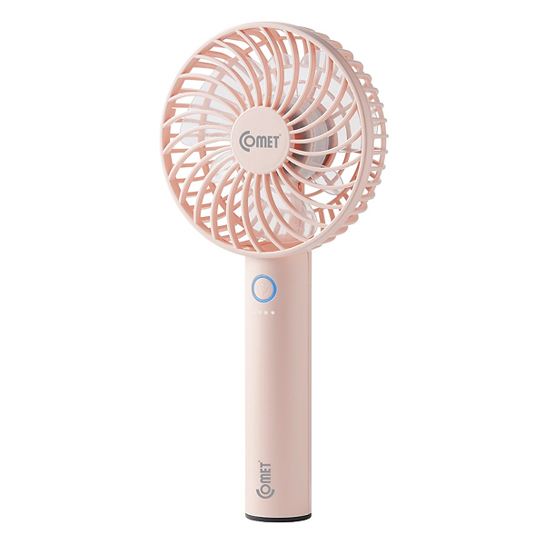 Quạt Cầm Tay Cao Cấp Comet CRF1004 (Trắng/ Hồng)