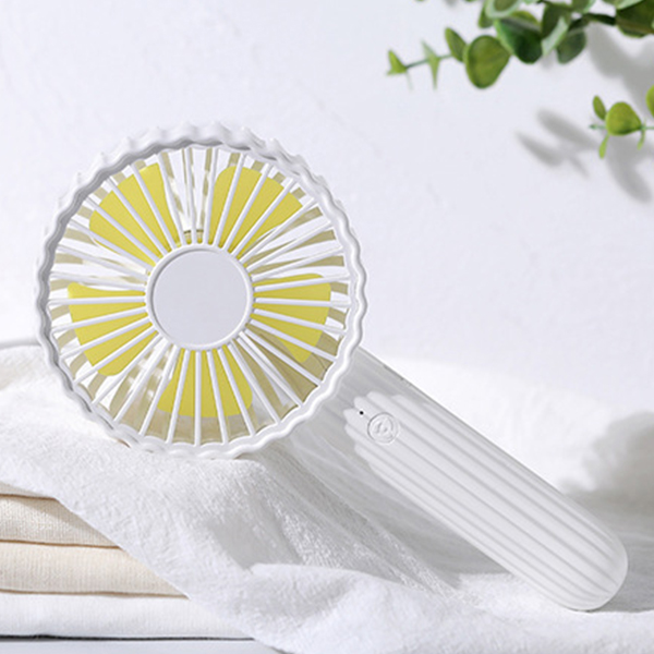 Quạt mini cầm tay có để đựng đồ H4