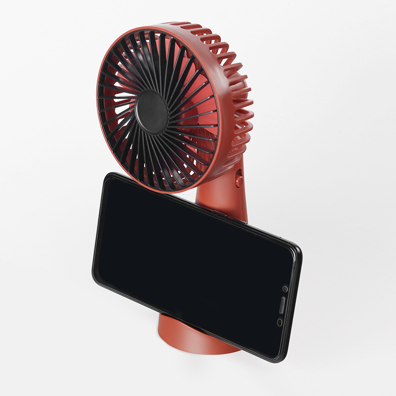 Quạt mini để bàn có kệ để điện thoại H2