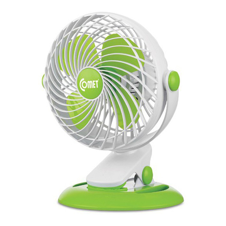 Quạt Sạc USB Mini Đa Năng Comet CRF0206 3W (Xanh Lá) - Hàng Chính Hãng