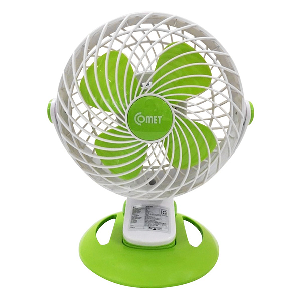 Quạt Sạc USB Mini Đa Năng Comet CRF0206 3W (Xanh Lá) - Hàng Chính Hãng